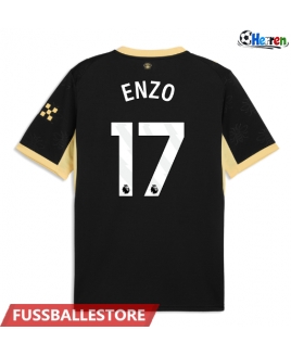 Günstige Manchester City Enzo Fernandez #17 Auswärtstrikot 2026-27 Kurzarm